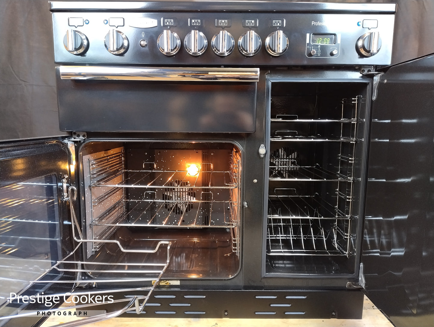 Rangemaster Professional Plus 90cm Induction Range Cooker – Black (Refurbished)