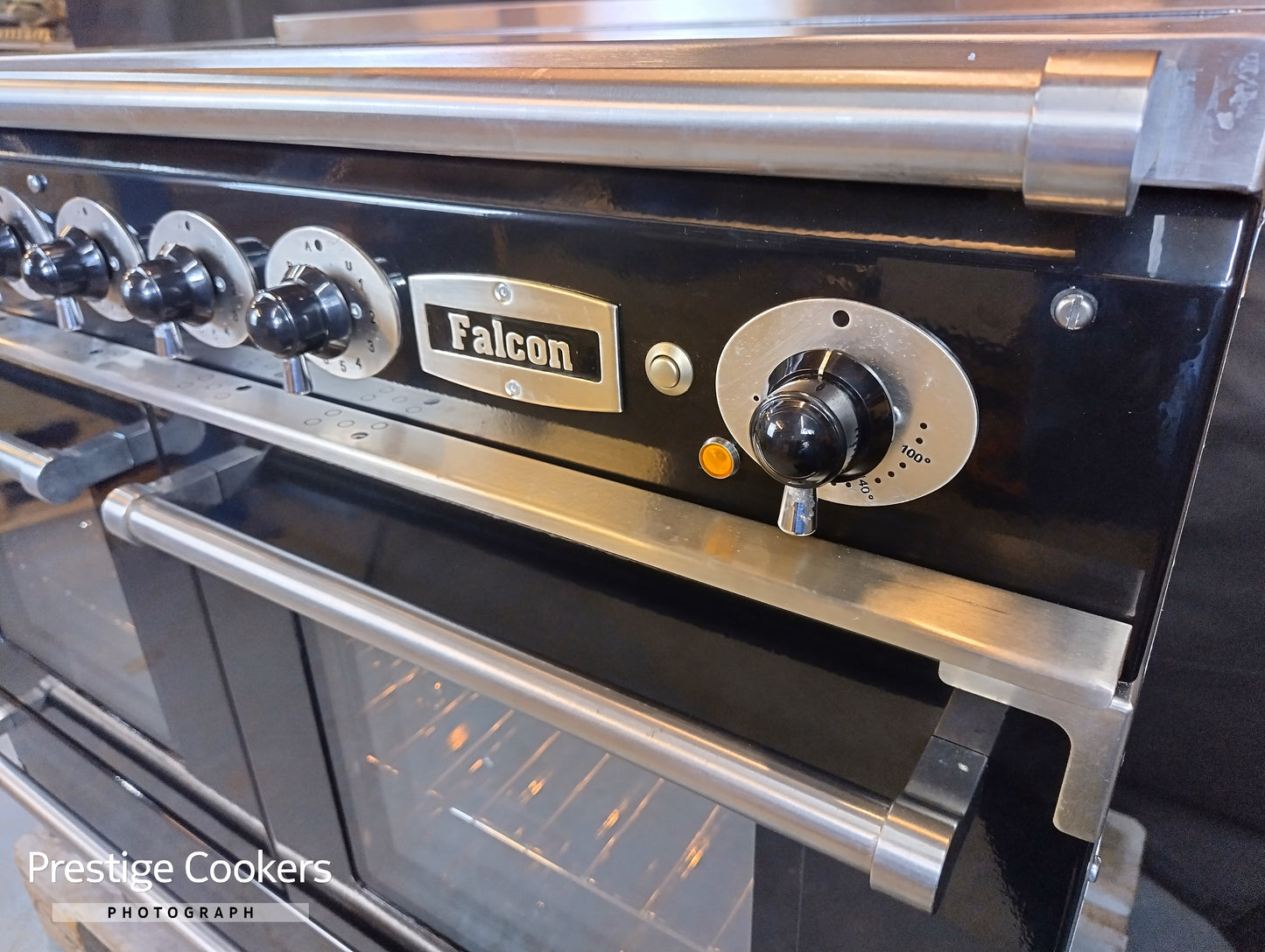 Falcon Continental Induction Range Cooker – Black | Refurbished & Fully Tested