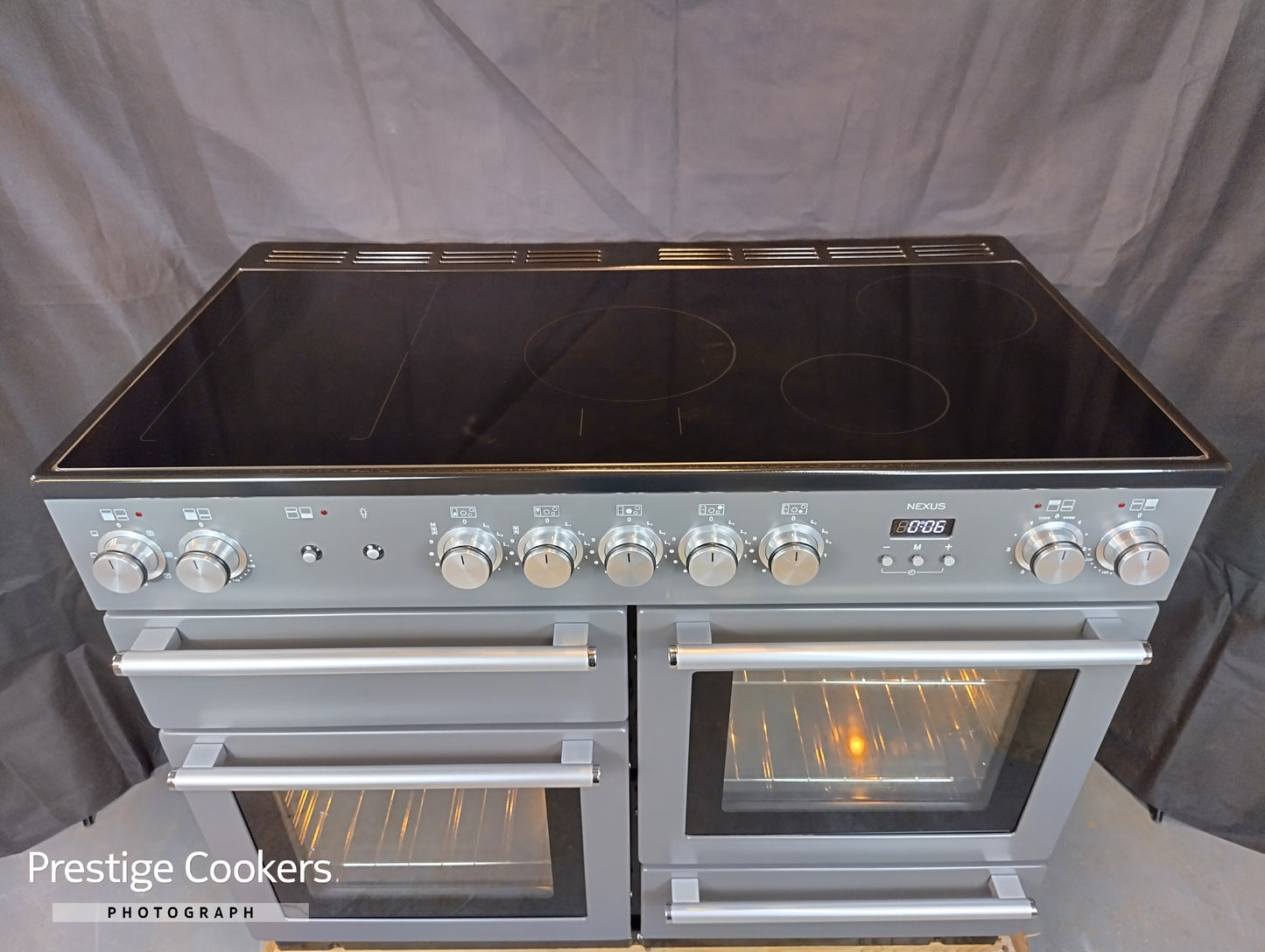 Rangemaster Nexus 110cm Induction Range Cooker – Slate – Electric Ovens