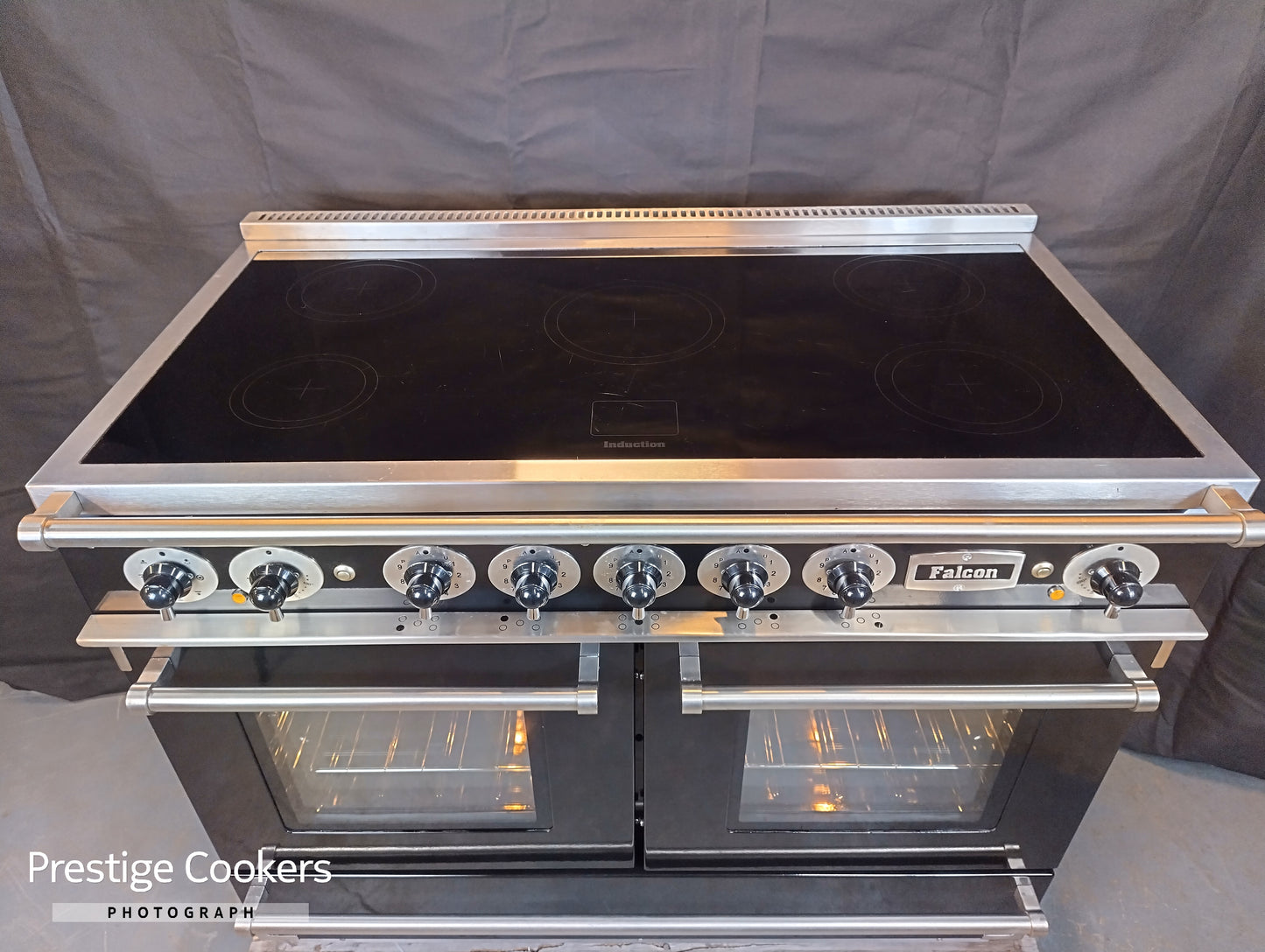 Falcon Continental Induction Range Cooker – Black | Refurbished & Fully Tested