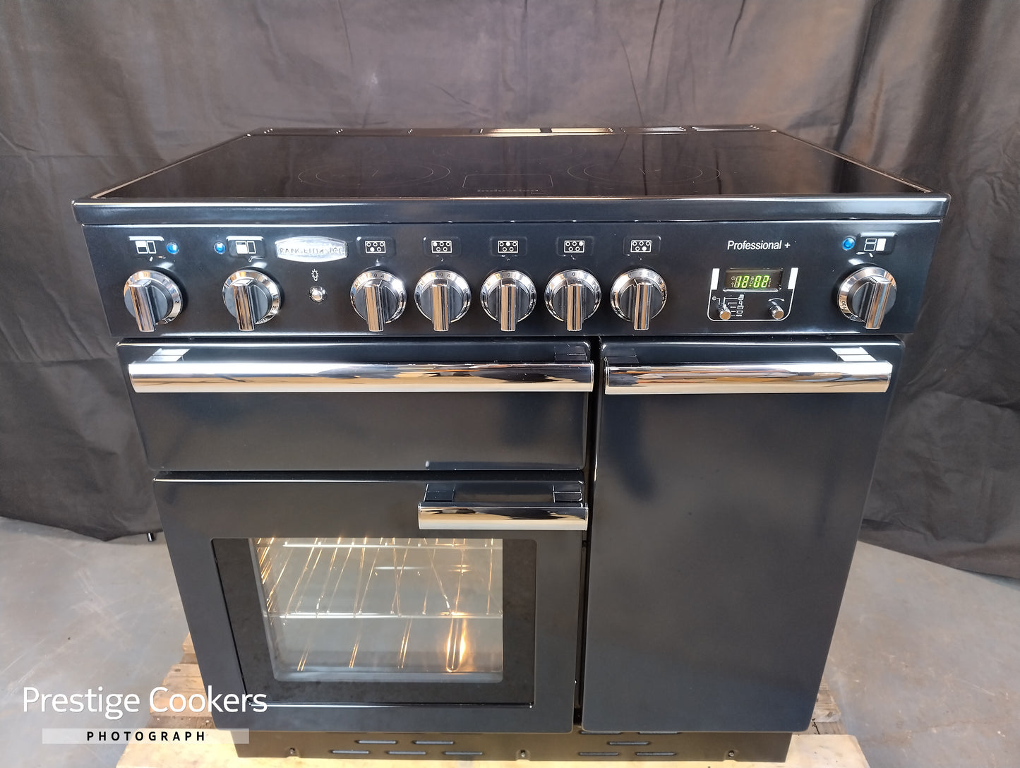Rangemaster Professional Plus 90cm Induction Range Cooker – Black (Refurbished)