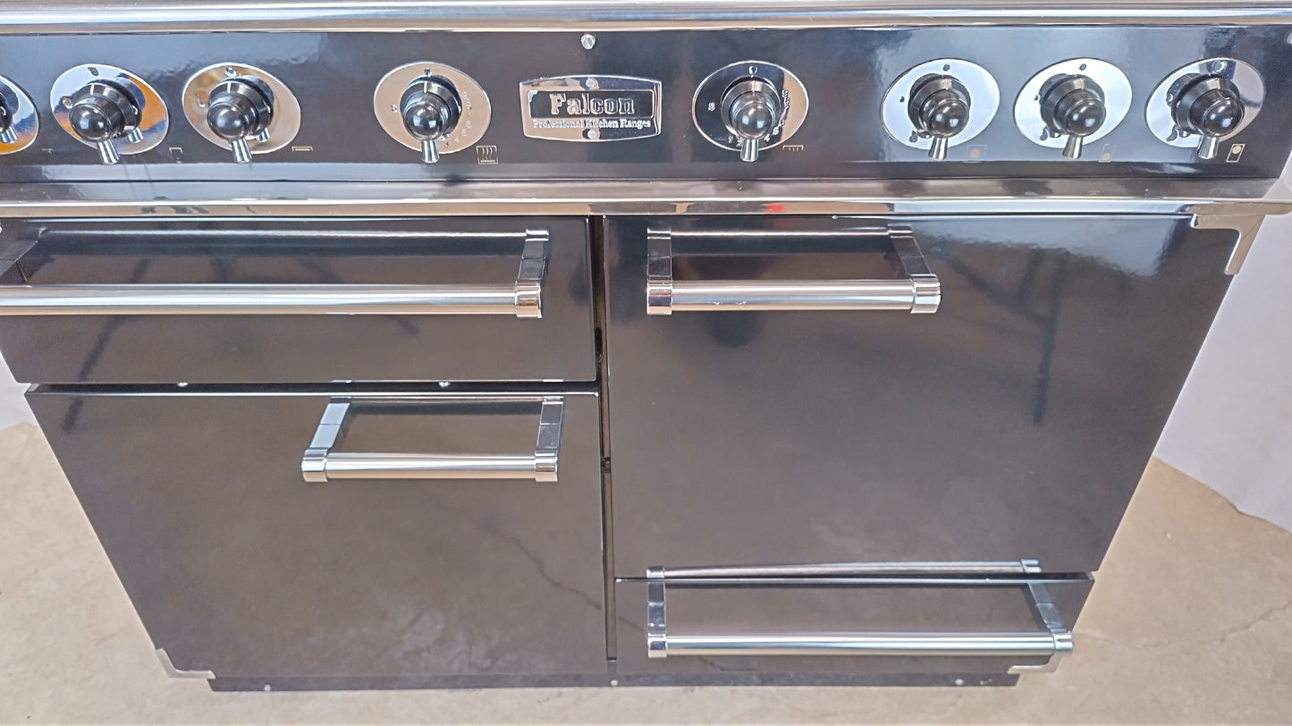 Falcon 1092 110 cm Full Gas Range Cooker, Black